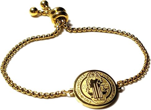St. Benedict Catholic bracelet solid stainless steel plating health and peace gift in Saudi Arabia