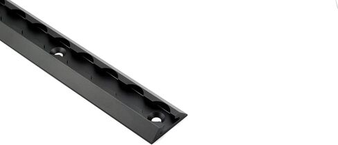 VanEssential 24" Venture Track T-6 Aluminium L-Track Black Anodized (Floor Angled Profile) - 2 Pack in Kuwait