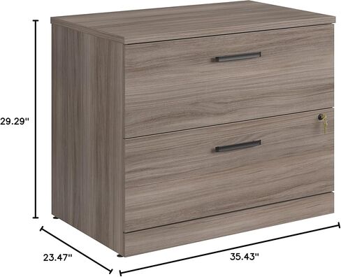 ملف جانبي OfficeWorks by Saader Affirm، الطول: 35.43 بوصة × العرض: 23.47 بوصة × الارتفاع: 29.29 بوصة، Hudson Elm in Saudi Arabia