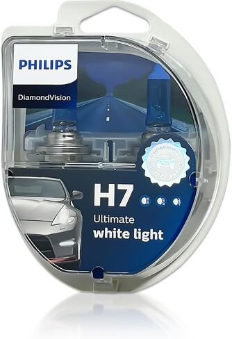 H4 9003 HB2 DiamondVision Halogen Replacement Bulbs for Philips 12342DVS2 12V 60/55W | Pack of 2 in Kuwait