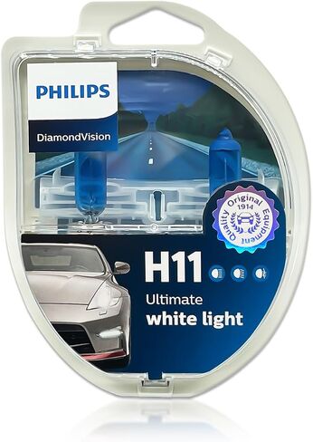H4 9003 HB2 DiamondVision Halogen Replacement Bulbs for Philips 12342DVS2 12V 60/55W | Pack of 2 in Kuwait