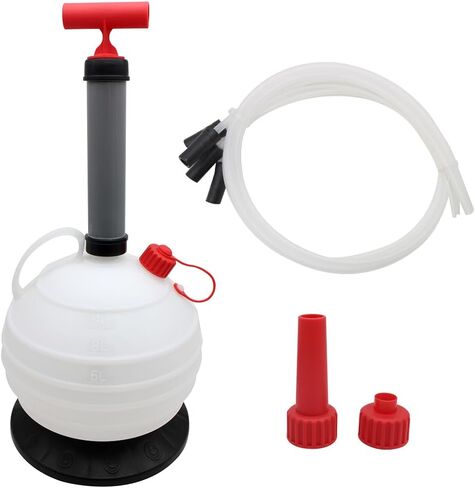 Vacuum Oil Extractor Pump Fluid Extractor Manual Oil Change Pump Extractor for Margine Engines,Automotive,Gas Mowers,Tractors,Coolant (6L) in Saudi Arabia