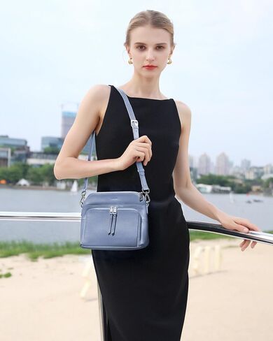 befen Genuine Leather Crossbody Purses for Women, Women's Small Crossbody Shoulder Bag with Built in RFID Wallet in Saudi Arabia
