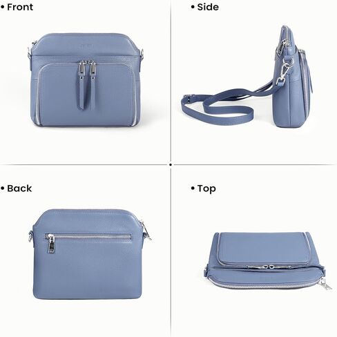 befen Genuine Leather Crossbody Purses for Women, Women's Small Crossbody Shoulder Bag with Built in RFID Wallet in Saudi Arabia