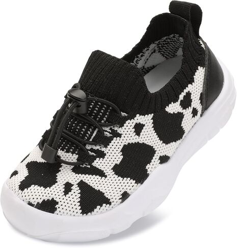 Scurtain Toddler Shoes Boys Girls Tennis Shoes Kids Barefoot Shoes Slip on Sneakers Breathable Walking Running Shoes in Saudi Arabia