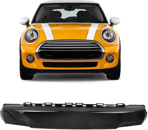 COOL STAR 51117337791 Front Bumper Trim Molding License Number Plate Cover Compatible with Mini Cooper 2014-2021 Replaces 51117337791 Shiny Black in Saudi Arabia