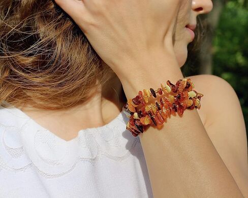 Amber Wire Snake, Adult Bracelet, Handmade Polished Baltic Amber Jewelry, 6.3" - 7" wrist size in Saudi Arabia
