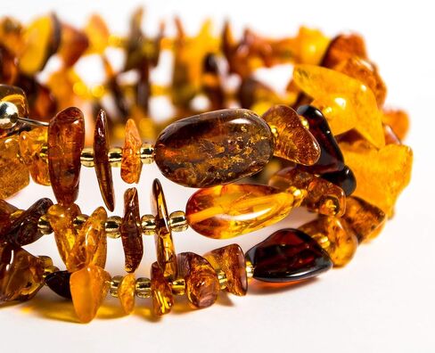 Amber Wire Snake, Adult Bracelet, Handmade Polished Baltic Amber Jewelry, 6.3" - 7" wrist size in Saudi Arabia