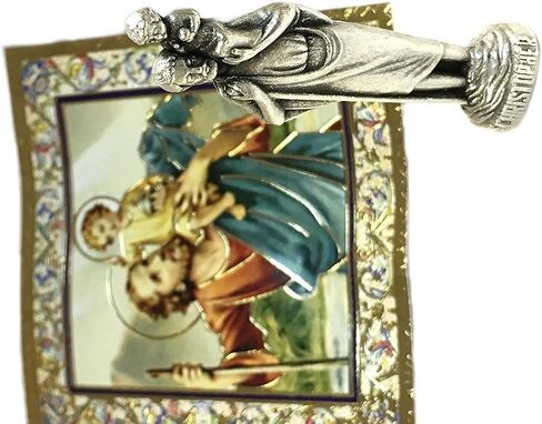 Religious Gifts St Saint Gerard Mini Gift Set Tiny Statue & Prayer Card 1 Inch Long in Saudi Arabia