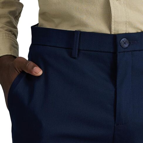 Haggar Men's Wrinkle Free Straight Fit Flat Front Khaki Pant in Saudi Arabia