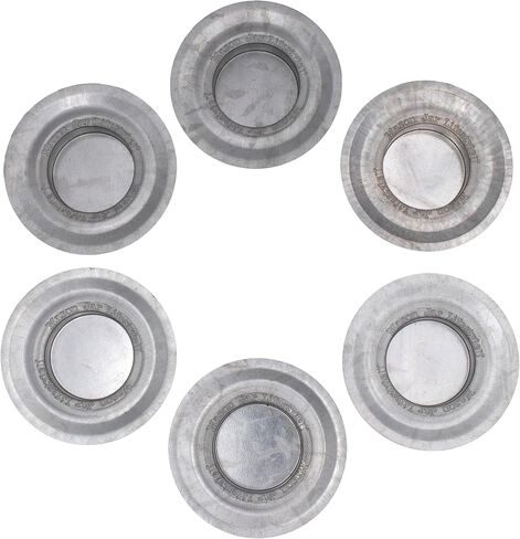 Tea Light Candle Holder Metal Lid Inserts by Mason Jar Lifestyle (6 Pack, Regular Mouth) in Saudi Arabia