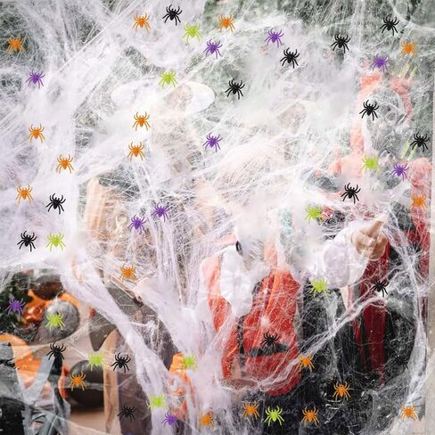 Plastic Spiders Halloween - 100 PCS Black Fake Spiders Mini Bulk Realistic Tiny Spiders Fun Bugs And Toys in Saudi Arabia