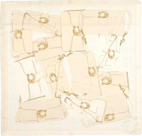 Coach womens Tabby Printed Silk Square in Saudi Arabia