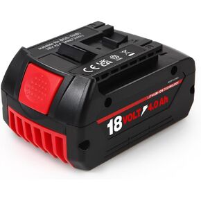 wowrmaykay BAT609 Battery, 18V 5.0Ah Li-ion Battery Replace for Bosch 18V Cordless Power Tools Extended Batteries