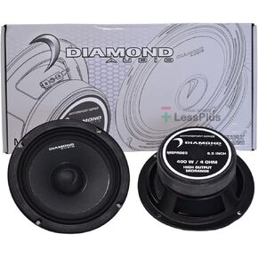 DIAMOND AUDIO MP525 5.25" 300W MAX/150W RMS Heavy Duty PRO Full-Range Co-Ax Horn Speakers w/Crossovers