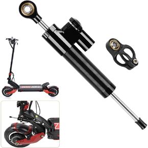 Steering Damper Tube for ZERO 10X Scooter Accessories High Speed Driving Stabilizer to Eliminate Riding Wobbles Electric Scooter Retrofit Accessories (Black)