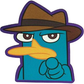 Disney Phineas & Ferb "Agent P" Car Magnet Multi-colored, 4"