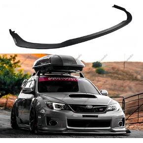 3Pcs Front Bumper Lip Compatible with 2011-2014 Subaru WRX STI Impreza, JDM CS Style Air Dam Lower Chin Spoiler Splitter Fit for 11-14, Protection Body Kit (Glossy Black)