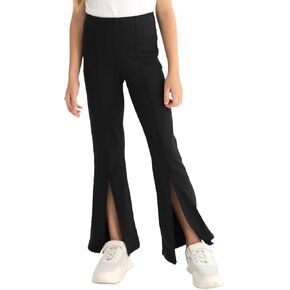 Girls Flare Leggings High Waisted Bootcut Yoga Pants Workout Stretch Bell Bottoms