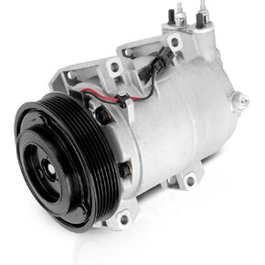 AC Compressor with Clutch with Clutch Compatible with Nissan Rogue 2008-2013, Rogue Select 2014-2015, L4 2.5L, w/One Plug