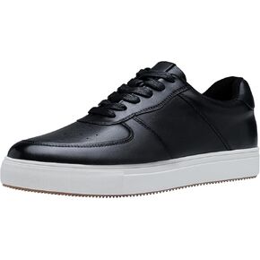 Jousen Men's Fashion Sneakers Leather Casual Dress Shoes Lace Up