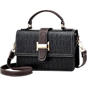 Women's Designer Leather Crossbody Purse Handbags Small Top Handle Satchel Bag Leather Satchel Bags for Women