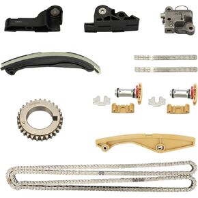 MAYASAF Engine Timing Chain Kit for Ford Edge 2011-13/Explorer 2011-12/F-150 2011-14/Flex 2013-14/Taurus 2011-13, for Lincoln MKS(MKZ) 2013-14/MKT(MKX) 2012-13 3.7L/3.5L V6