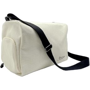 20 oz Canvas Sports Bag, Perfect for Active Lifestyles, Unisex Fitness Bag with Shoe Compartment, Ideal for Travel, Sports, Gym, and Workout