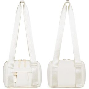 Everyday Mini Gym Bag for Women, Small Gym Tote Bag with Zipper Compartment, Waterproof Travel Duffle Bag, Cute Workout Sports Bag, Small Carry On Bag, Mini Shoulder Bag, Dance Bag - Beige