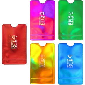 20pcs RFID Blocking Sleeves, RFID Card Protector Holder Credit Card Sleeves Identity Theft Prevention for Women Men(20 Pcs)