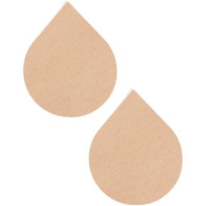 BUTTCHIQUE Sand Pasties Plus + (Pack of 25 Pairs) | Stick-On Pasties For Complete Coverage | Easy To Apply, Waterproof, Sweat-Proof, Safe to Use Directly on Skin | 100% Cotton