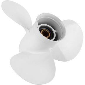 13 1/4 x 17-K | 6E5-45945-01-EL OEM Upgrade Aluminum Outboard Moto Boat Propeller fit Yamaha Engines 60-115 HP, 15 Spline Tooth