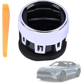 Dashboard AC Heat Air Vent Duct Compatible with Ford Mustang 2015 2016 2017 2018 2019 2020 2021 2022 Replace FR3Z-19893-AE FR3Z-19893-AC Front Interior Dash Louvre Air Vent Assembly