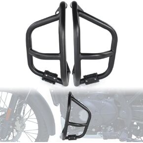 Engine Bumper Guard Crash Bar with Anti-Drop Glue Compatible with Royal Enfield Himalayan 411 BS6 / BS4 / BS3 2016-2023, Scram 411 2022-2024