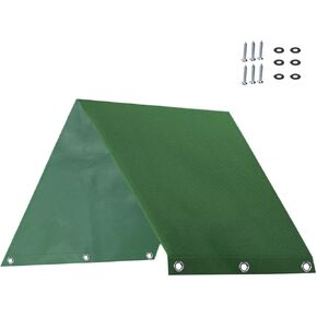 43" x 90" Swing Set Replacement Tarp,600D Waterproof Playground Replacement Canopy Backyard Playset Canopy Replacement Kids Playground Roof Canopy for Play Set Outdoor Swing(Green)