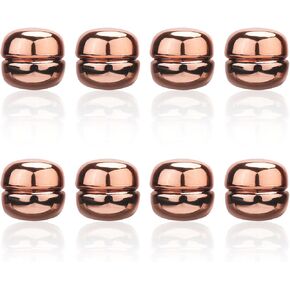 8pcs Hijab Magnetic Pins, Magnetic Brooch Pin Multi-Purpose Magnetic Scarf Clip Scarf Clasp Hijab Buttons for Women Scarves Clothes Pins Magnet for Clothing (Silver)