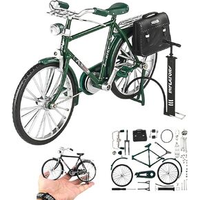 UMESEE 3D Metal Puzzles Toy Bike for Teenagers and Adults, Simulation Mini Bicycle Model Scale Kit, 3D Bicycle Model Building Kit, DIY Craft Kits 3D Puzzles for Beginners (Black)