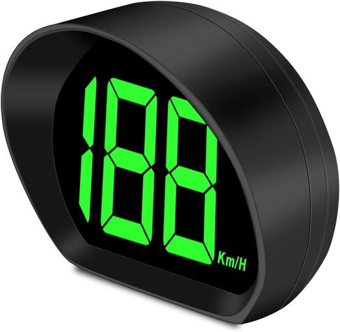 عداد السرعة الرقمي، عداد السرعة HUD العالمي للسيارة، توصيل كابل USB وتشغيل عداد السرعة الرقمي LED GPS ذو الخط الكبير لجميع المركبات (أبيض ميل في الساعة) in Saudi Arabia