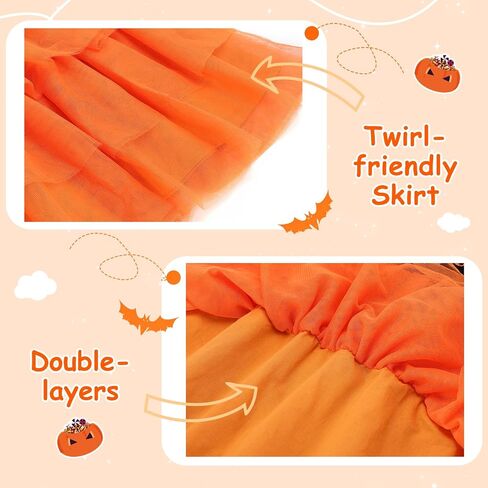 VASCHY Dress for Girls, Cute Tulle Dress Ruffle Sleeve Birthday Party Outfit Clothes for 3-9Years Toddler/Little/Big Kid in Saudi Arabia