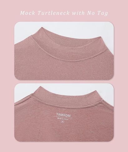 Long Sleeve Shirts for Men Mock Turtleneck Moisture Wicking Business Casual Pullover Undershirts Mens Tee Shirt Top in Saudi Arabia