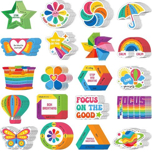 Kosiz 120 Pcs Anxiety Sensory Strips Textured Strips Relieve Fidgeting Emotions Texture Stickers Anti Stress Tactile Roughness Sensory Strips Anxiety Relief Toy for Adult Teens (Fresh) in Saudi Arabia