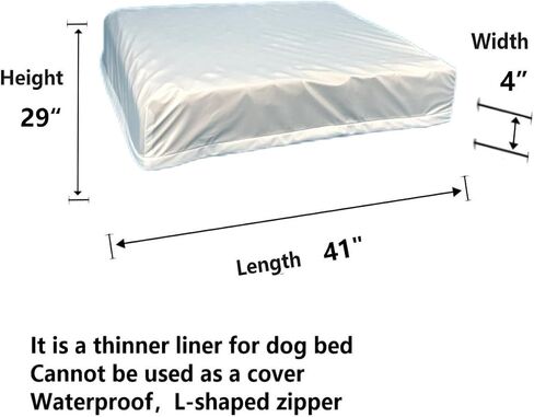 Dog Bed Waterproof Liner with Zipper Replacement 36 x 27 Inch in Saudi Arabia