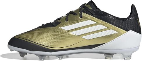 adidas F50 Pro Messi Youth Firm Ground Soccer Shoes - Featuring Messi, HybridTouch Upper, Firm Ground Outsole for Enhanced Performance in Saudi Arabia
