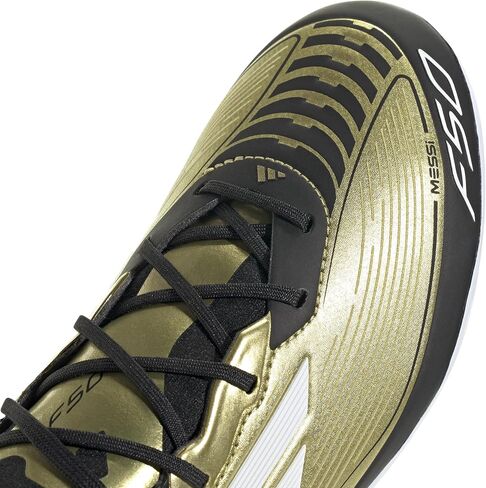 adidas F50 Pro Messi Youth Firm Ground Soccer Shoes - Featuring Messi, HybridTouch Upper, Firm Ground Outsole for Enhanced Performance in Saudi Arabia