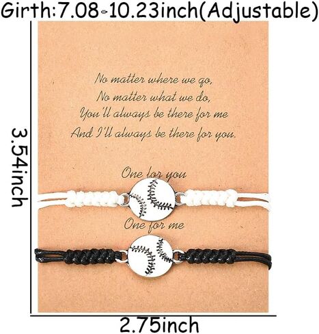 Matching Sports Bracelets Gifts for Women Men Volleyball Tennis Football Basketball Rugby Soccer Bracelets Christmas Gift in Kuwait