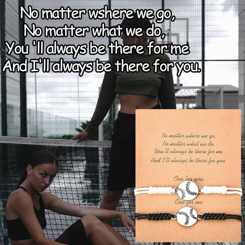 Matching Sports Bracelets Gifts for Women Men Volleyball Tennis Football Basketball Rugby Soccer Bracelets Christmas Gift in Kuwait