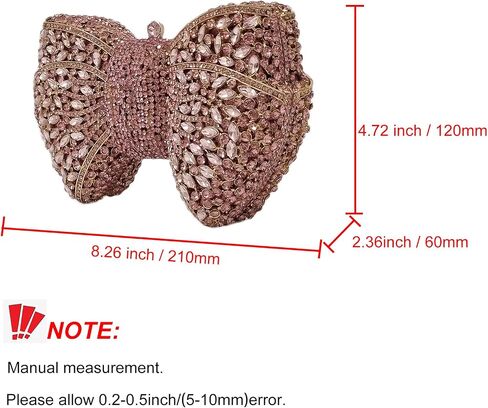 HUANG ZHUANG Bowknot Luxury Crystal Clutch Women Glitter Rhinestone Evening Bag for Party Wedding in Saudi Arabia