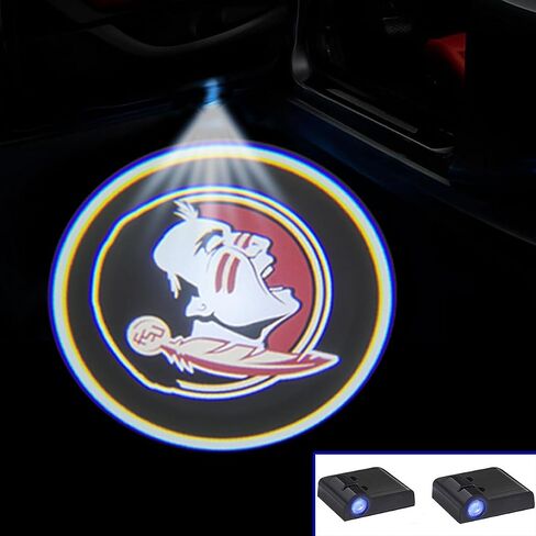 2Pcs for Georgia Car Door Lights Projector, Universal Car Door Led Projector Lights, Upgraded Car Door Welcome Projector Lights for UGA Bulldogs All Car Models in Saudi Arabia