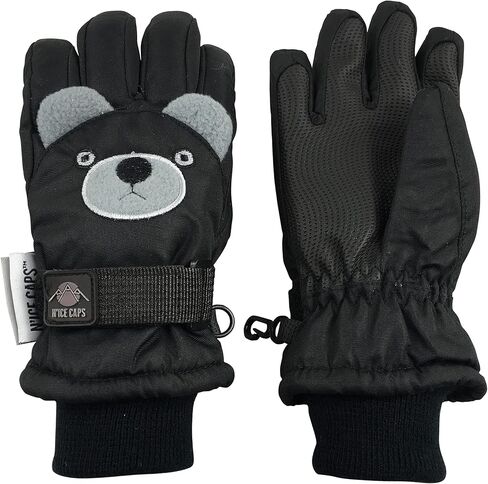 N'Ice Caps Kids Waterproof Snow Gloves Cute Animals Warm Winter Thinsulate in Saudi Arabia
