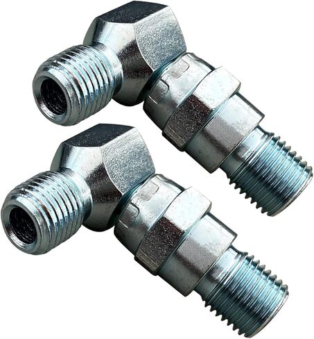 2 قطعة خرطوم هيدروليكي 90 درجة مرفقين دوارين لشفرة محراث الثلج ماير 21855 in Kuwait